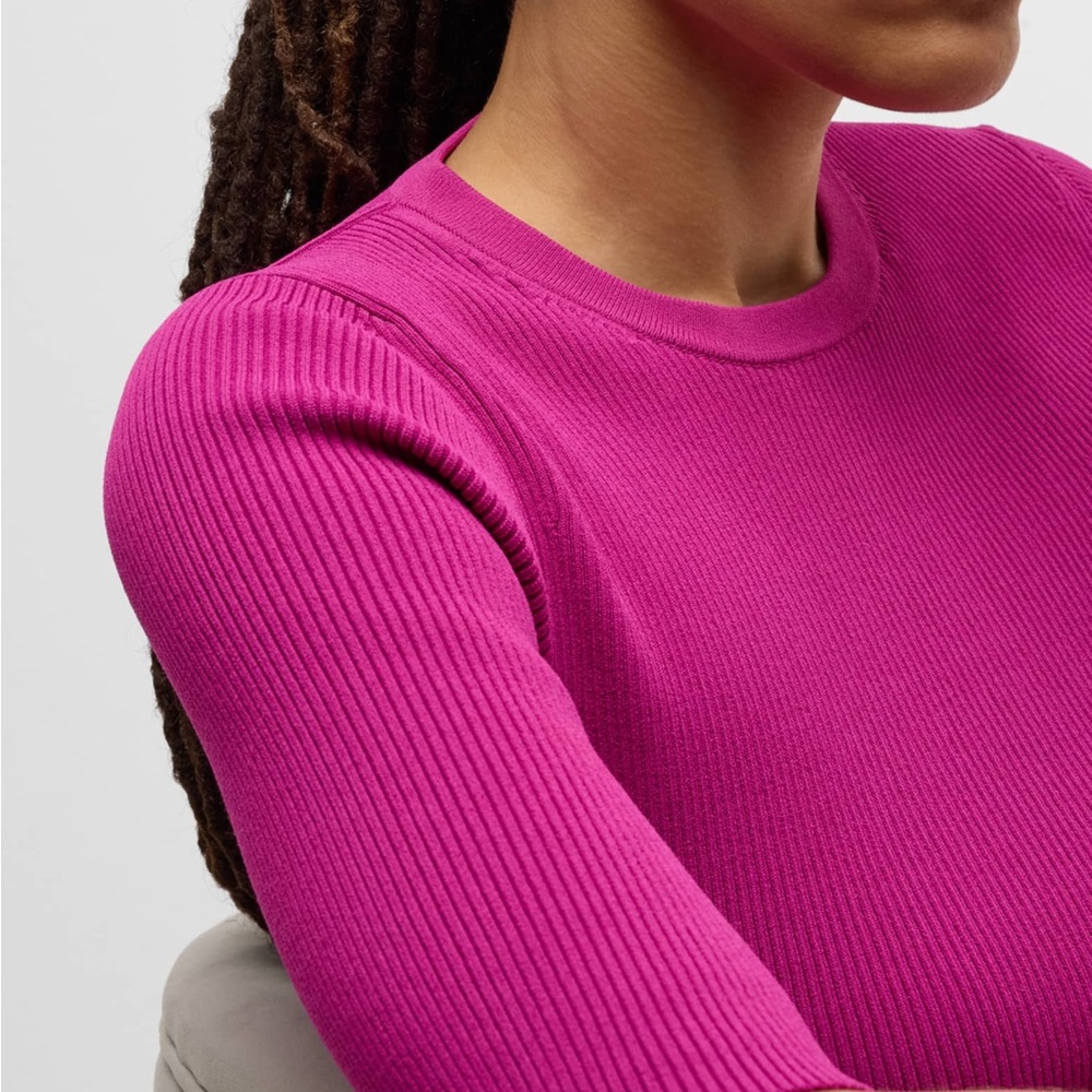 NWT - Theory Mirzi Ribbed Wool Longsleeve